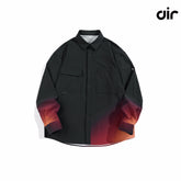 Men's Gradient Print Loose-Fit Shirt