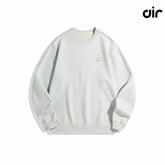 Men's White Embroidered Sweatshirt