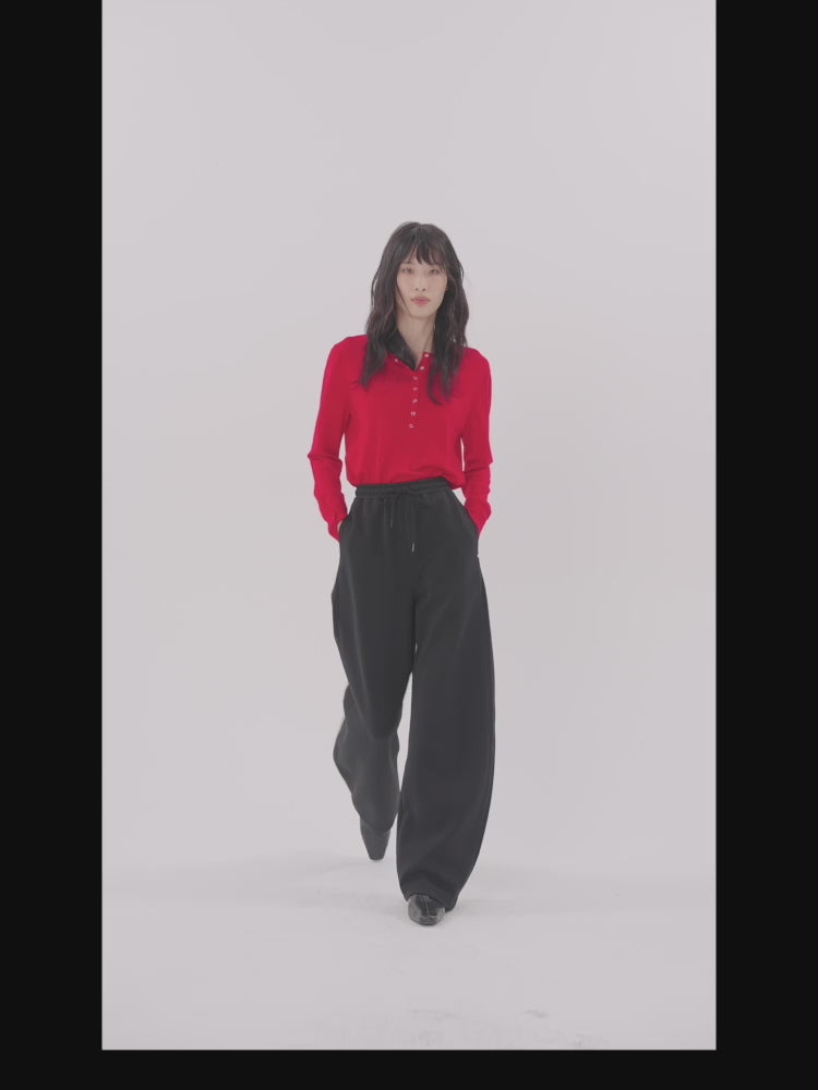 Women's Banana-Leg Knit Pants