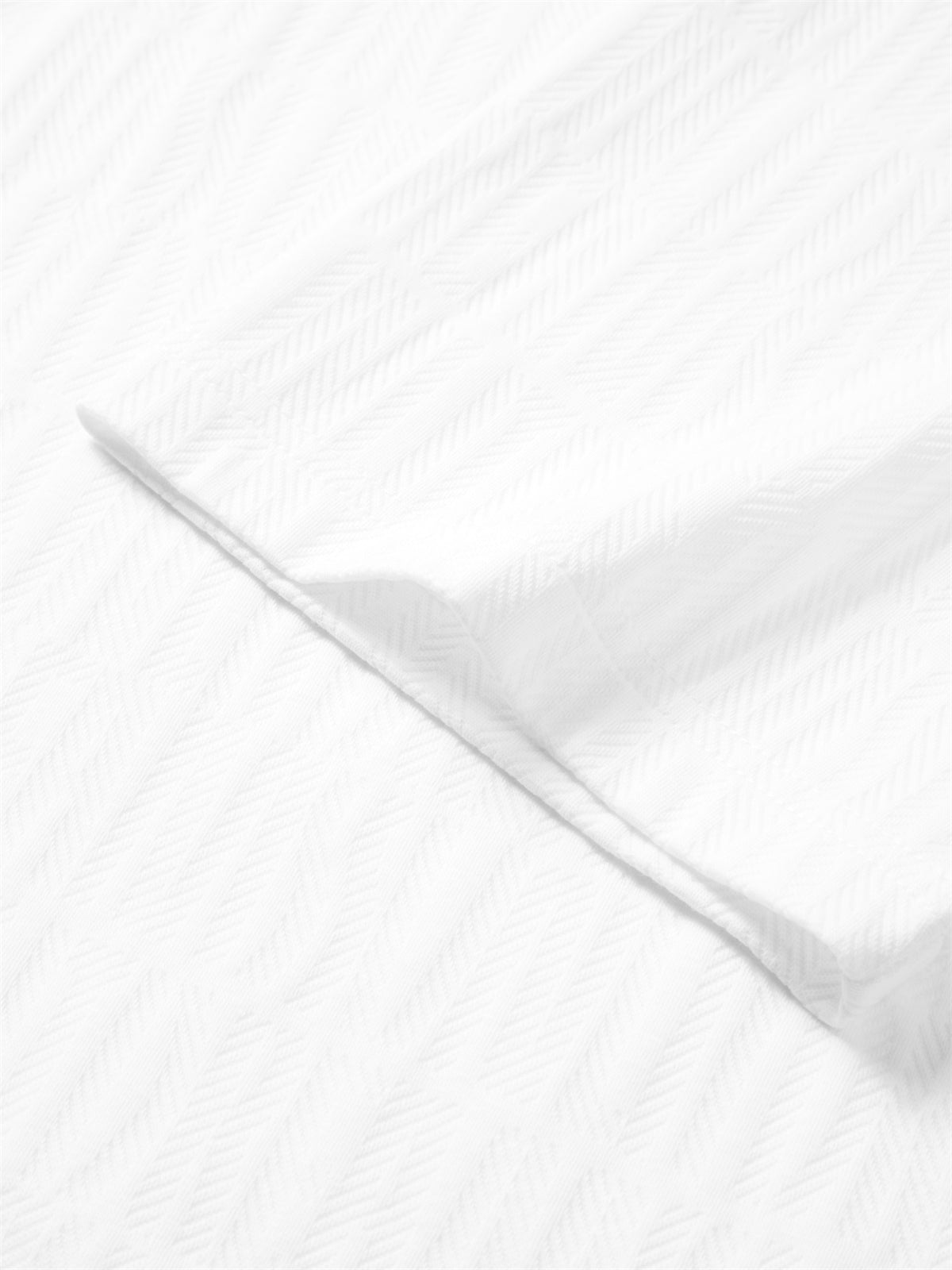 Men's Jacquard Textured T-Shirt with Metal Detail