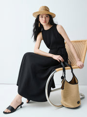 Women's Minimal Sleeveless Maxi Dress