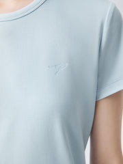Women's Slim-Fit Antibacterial Crewneck T-Shirt