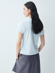 Women's Slim-Fit Antibacterial Crewneck T-Shirt