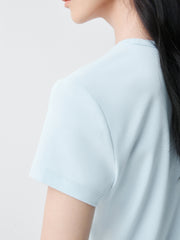 Women's Slim-Fit Antibacterial Crewneck T-Shirt