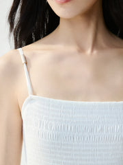 Women's Bodycon Smocked Slip Dress