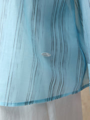 Women's Lightweight Lyocell-Blend Vertical Stripe Shirt