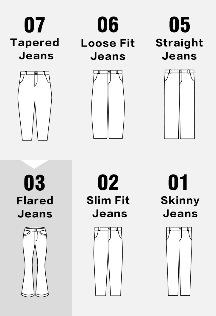 Women's High-Waist Wide-Leg Flared Jeans