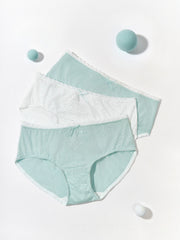 Women's Antibacterial Breathable Lifting Briefs 3-Pack