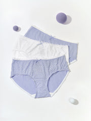 Women's Antibacterial Breathable Lifting Briefs 3-Pack