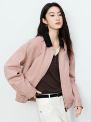 Women's Vintage Barn-Style Cropped Jacket