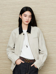 Women's Vintage Barn-Style Cropped Jacket