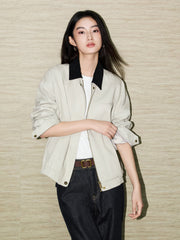 Women's Vintage Barn-Style Cropped Jacket