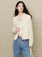 Women's Minimalist Commuter Lapel Jacket