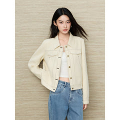 Women's Minimalist Commuter Lapel Jacket