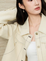 Women's Minimalist Commuter Lapel Jacket