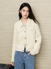 Women's Minimalist Commuter Lapel Jacket