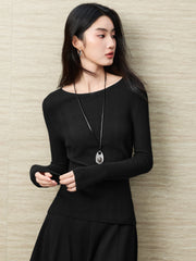 Women's Seamless One-Piece Versatile Knit Top