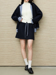 Women's Casual Collegiate A-Line Skirt