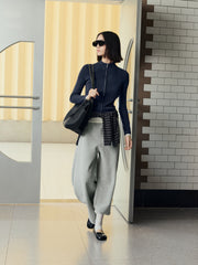 Women's Casual Seam-Detail Slim-Fit Knit Cardigan