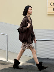 Women's Vintage Double-Breasted Trench Coat