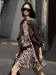 Women's Vintage Double-Breasted Trench Coat