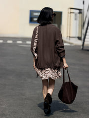 Women's Vintage Double-Breasted Trench Coat