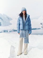 Women's Warm Waterproof Short Puffer Jacket