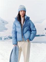 Women's Warm Waterproof Short Puffer Jacket