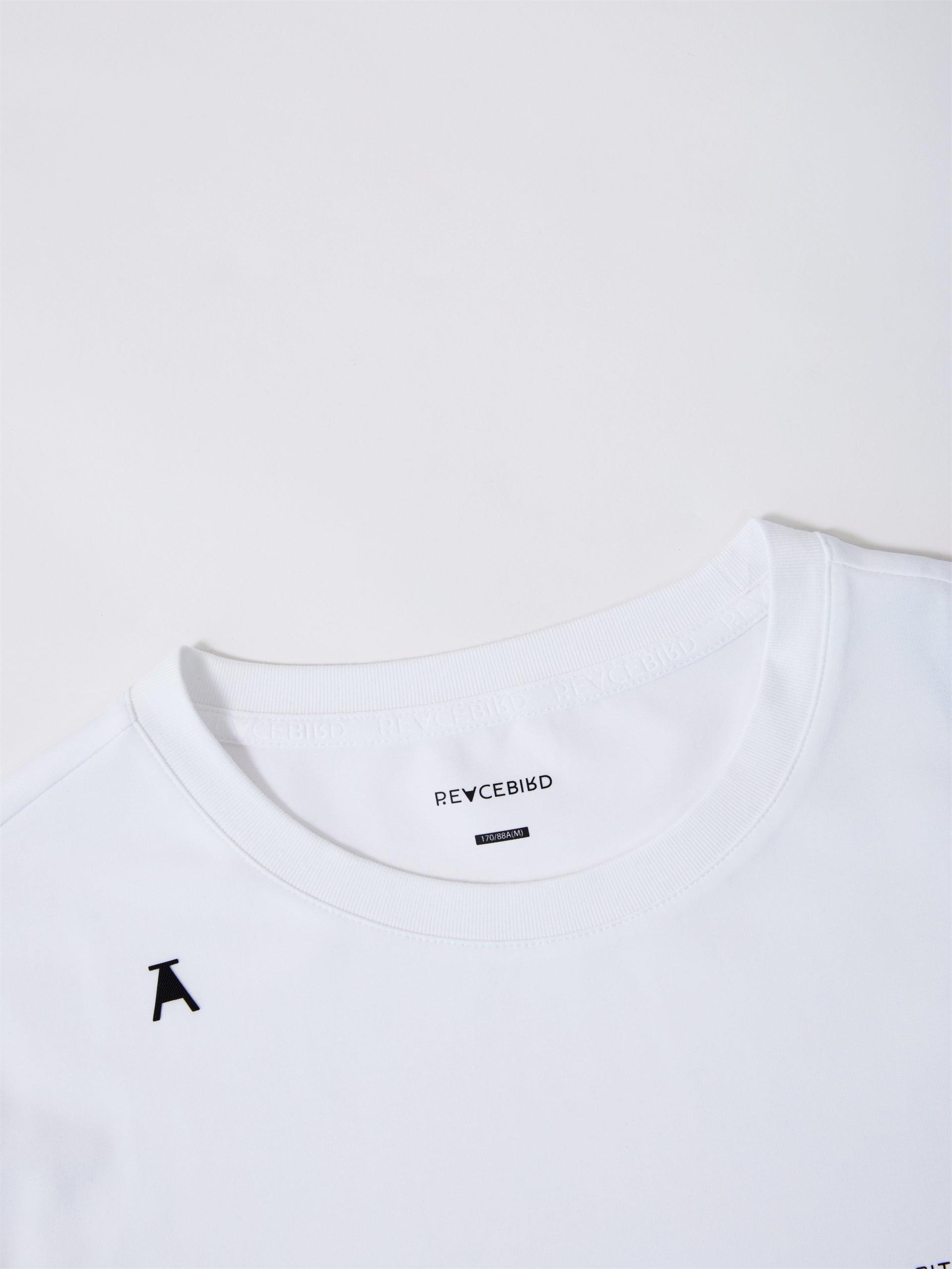 Men's Athletic White Slim-Fit Tee