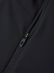 Men's Tech Athletic Black Hooded Jacket