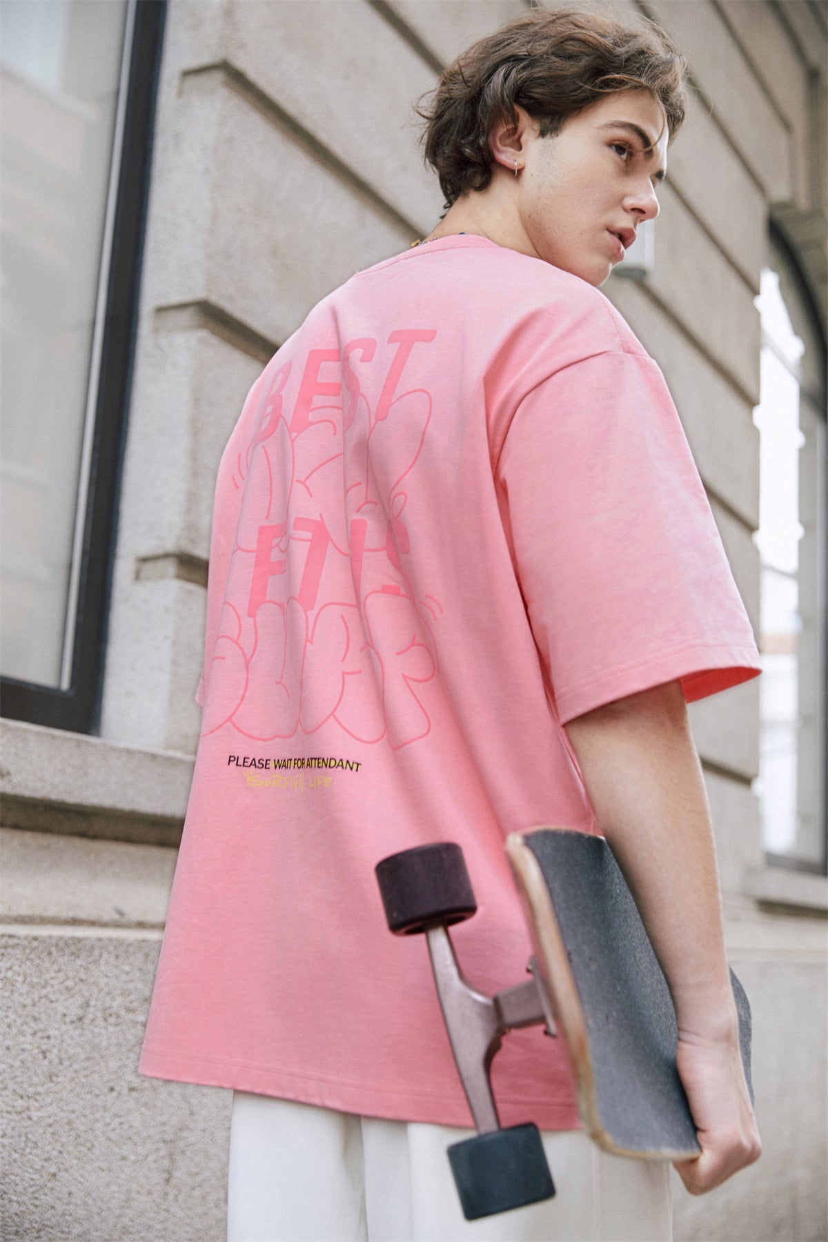 *US Final Sale* Men's Nice.T Embroidered Short Sleeve T-Shirt
