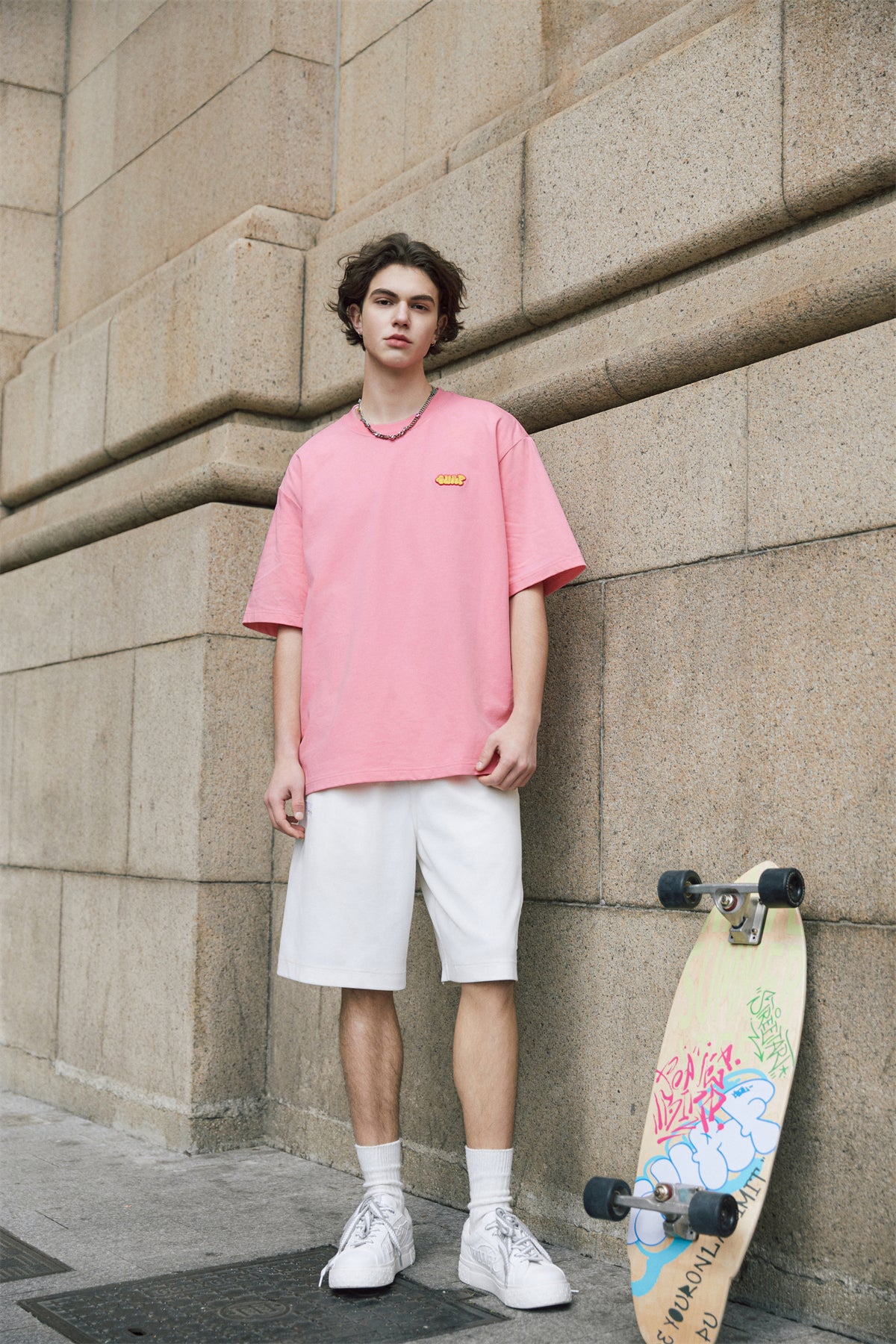 Men's Nice.T Embroidered Short Sleeve T-Shirt