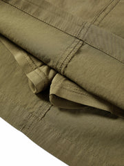 Women Casual A-line Cargo Mini Skirt