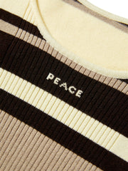 Women's Striped Tank and Knit Top Set