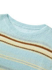 Women's Alpaca-Blend Striped Knit Sweater