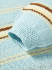 Women's Alpaca-Blend Striped Knit Sweater