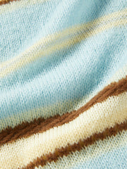 Women's Alpaca-Blend Striped Knit Sweater