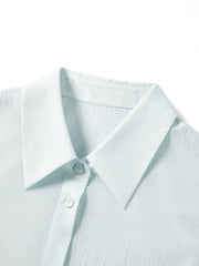 Women's Lyocell Blend Relaxed Lantern Sleeve Shirt