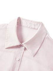 Women's organza long-sleeve shirt