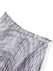 Women's Printed Accordion-Pleated Skirt