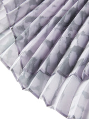 Women's Printed Accordion-Pleated Skirt