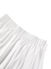 Women's Ruched A-Line Midi Skirt