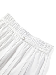 Women's Ruched A-Line Midi Skirt