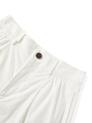 Women's High-Waist Wide-Leg Nine-Part Pants