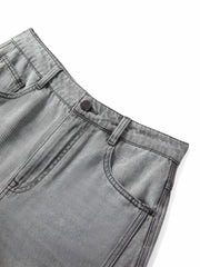 Women's Lyocell-Blend Vintage-Washed Straight Jeans