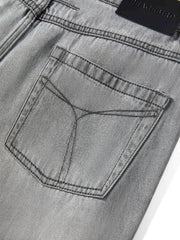 Women's Lyocell-Blend Vintage-Washed Straight Jeans