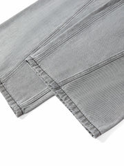 Women's Lyocell-Blend Vintage-Washed Straight Jeans