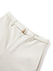 Women's Wide-Leg Curved Jeans with Detachable Belt