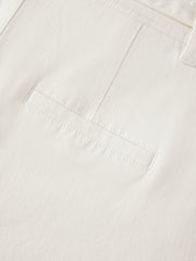 Women's Wide-Leg Curved Jeans with Detachable Belt