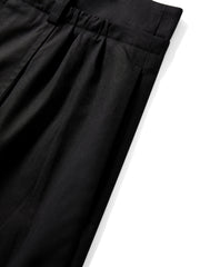 Women's Casual High-Waist Nine-Part Curved Pants